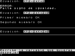 Running screen