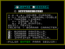 Opening screen
