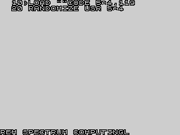 Running screen