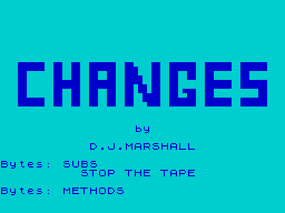Opening screen