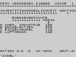 Running screen