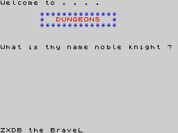 Opening screen