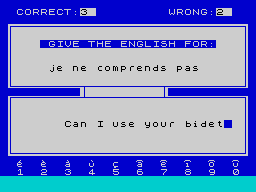 Running screen