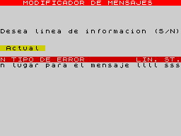 Running screen