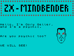 Opening screen
