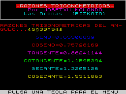 Running screen