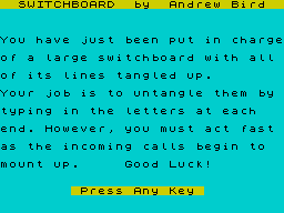 Running screen