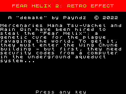 Opening screen