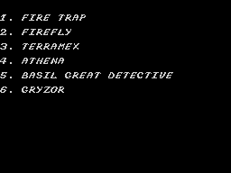 Opening screen