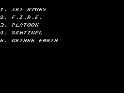 Opening screen