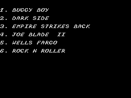 Opening screen