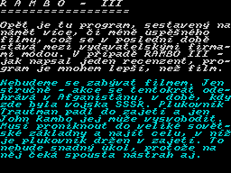 Running screen