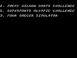 Opening screen