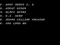 Opening screen