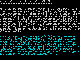 Running screen