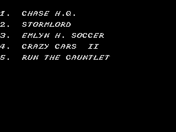 Opening screen
