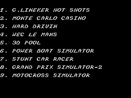 Opening screen