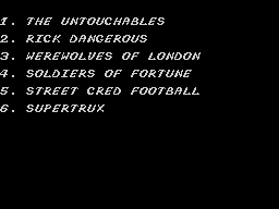 Opening screen