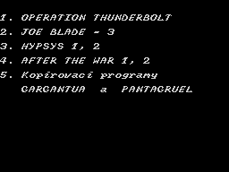 Opening screen
