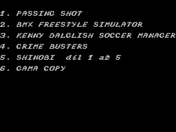Opening screen