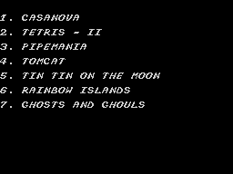 Opening screen