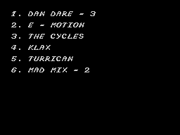 Opening screen