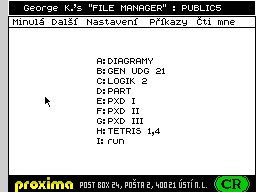 Running screen