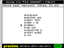Running screen