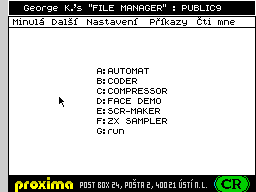 Running screen