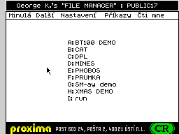 Running screen