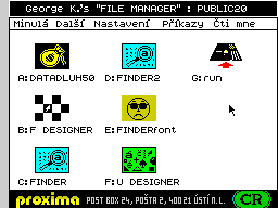 Running screen