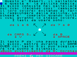 Opening screen