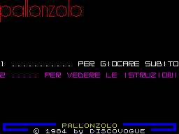 Opening screen