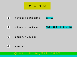 Opening screen