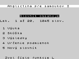 Opening screen
