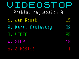Opening screen