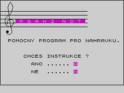 Opening screen