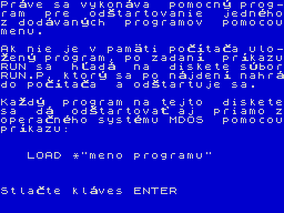 Opening screen