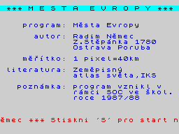 Opening screen