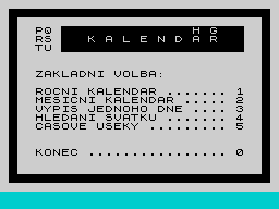 Opening screen