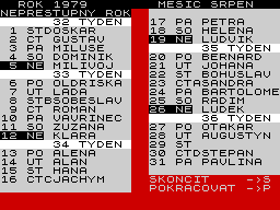 Running screen