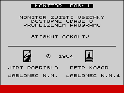 Opening screen