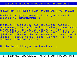 Opening screen