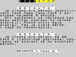 Opening screen