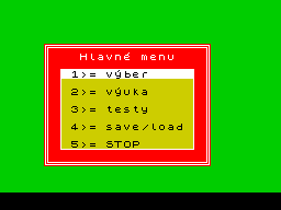 Opening screen