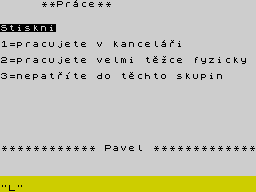 Running screen
