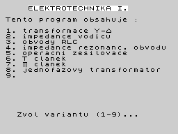 Opening screen