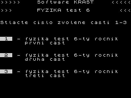 Opening screen