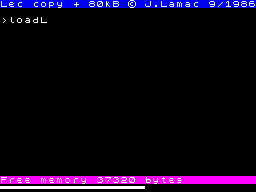 Running screen