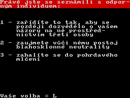 Running screen